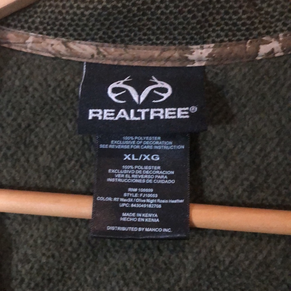 Realtree Men's Green and Camouflage Jacket - Picture 4 of 8